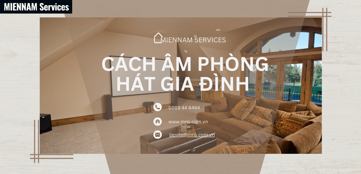 Thi công cách âm phòng hát gia đình