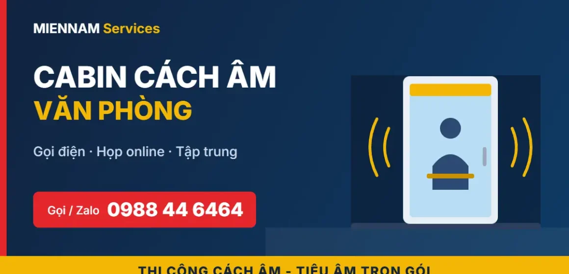 Cabin cách âm văn phòng