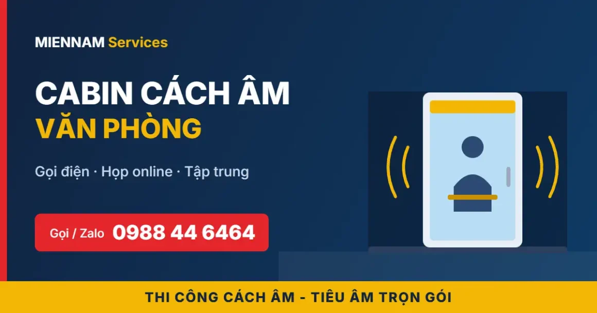 Cabin cách âm văn phòng