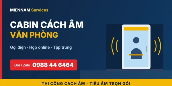 Cabin cách âm văn phòng
