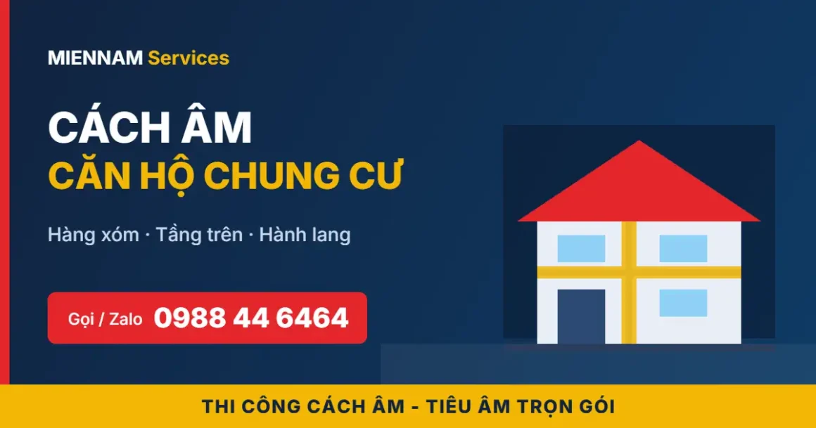 Cách âm căn hộ chung cư