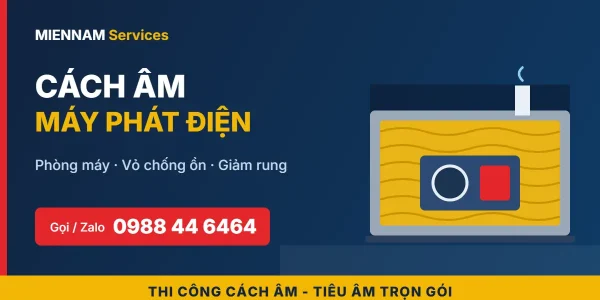 Cách âm máy phát điện