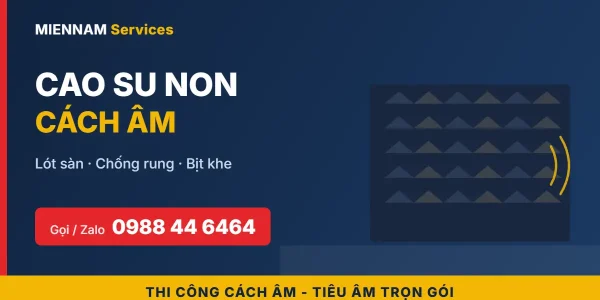 Cao su non cách âm