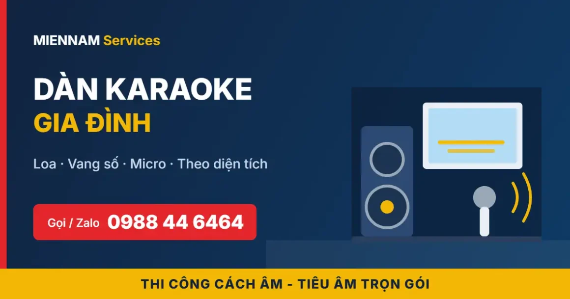 Dàn karaoke gia đình