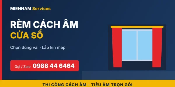 Rèm cách âm cửa sổ