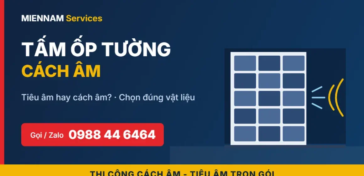 Tấm ốp tường cách âm