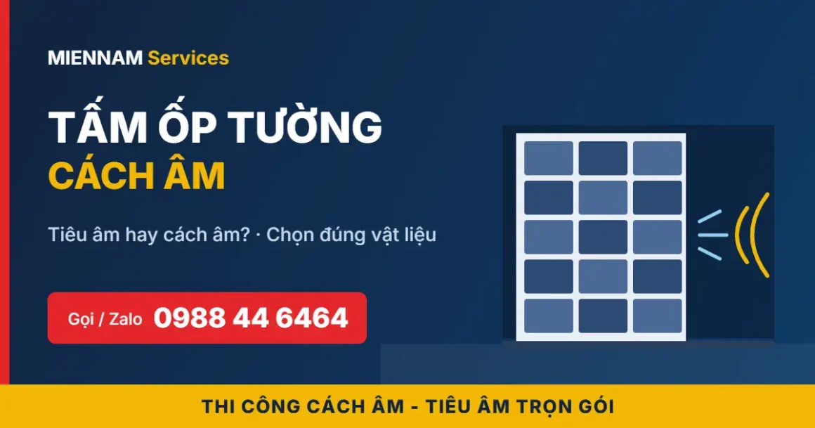 Tấm ốp tường cách âm