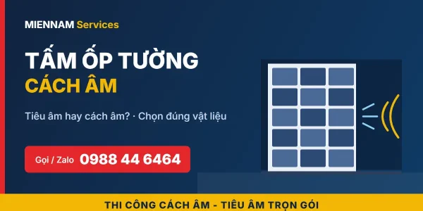 Tấm ốp tường cách âm