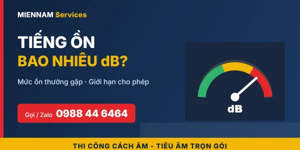 Tiếng ồn bao nhiêu dB là gây hại