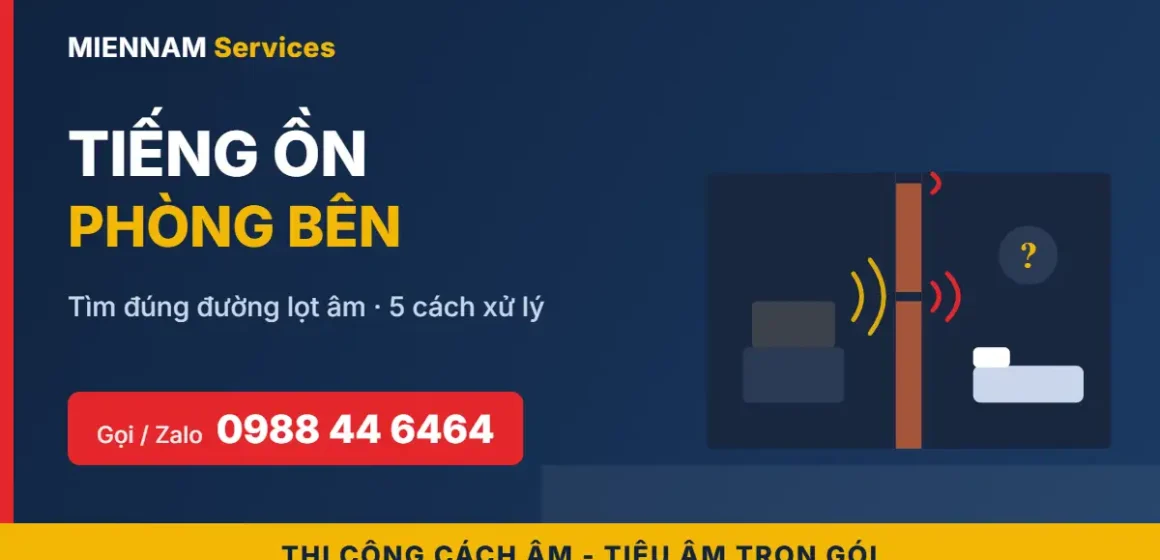 Xử lý tiếng ồn phòng bên