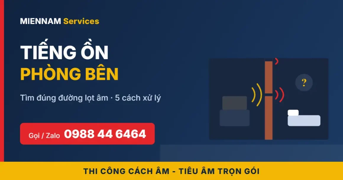 Xử lý tiếng ồn phòng bên