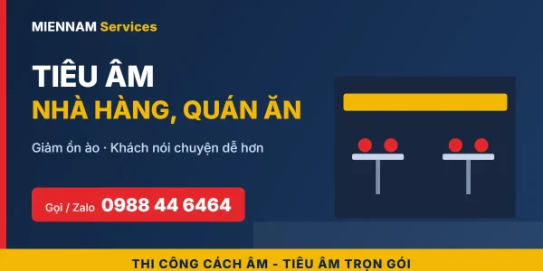 Tiêu âm nhà hàng, quán ăn