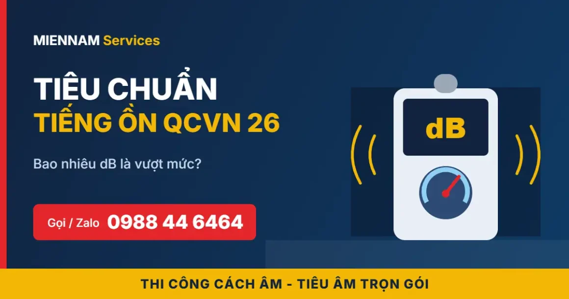 Tiêu chuẩn tiếng ồn QCVN 26