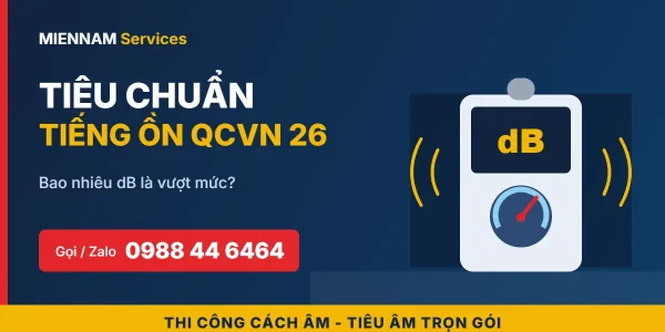 Tiêu chuẩn tiếng ồn QCVN 26